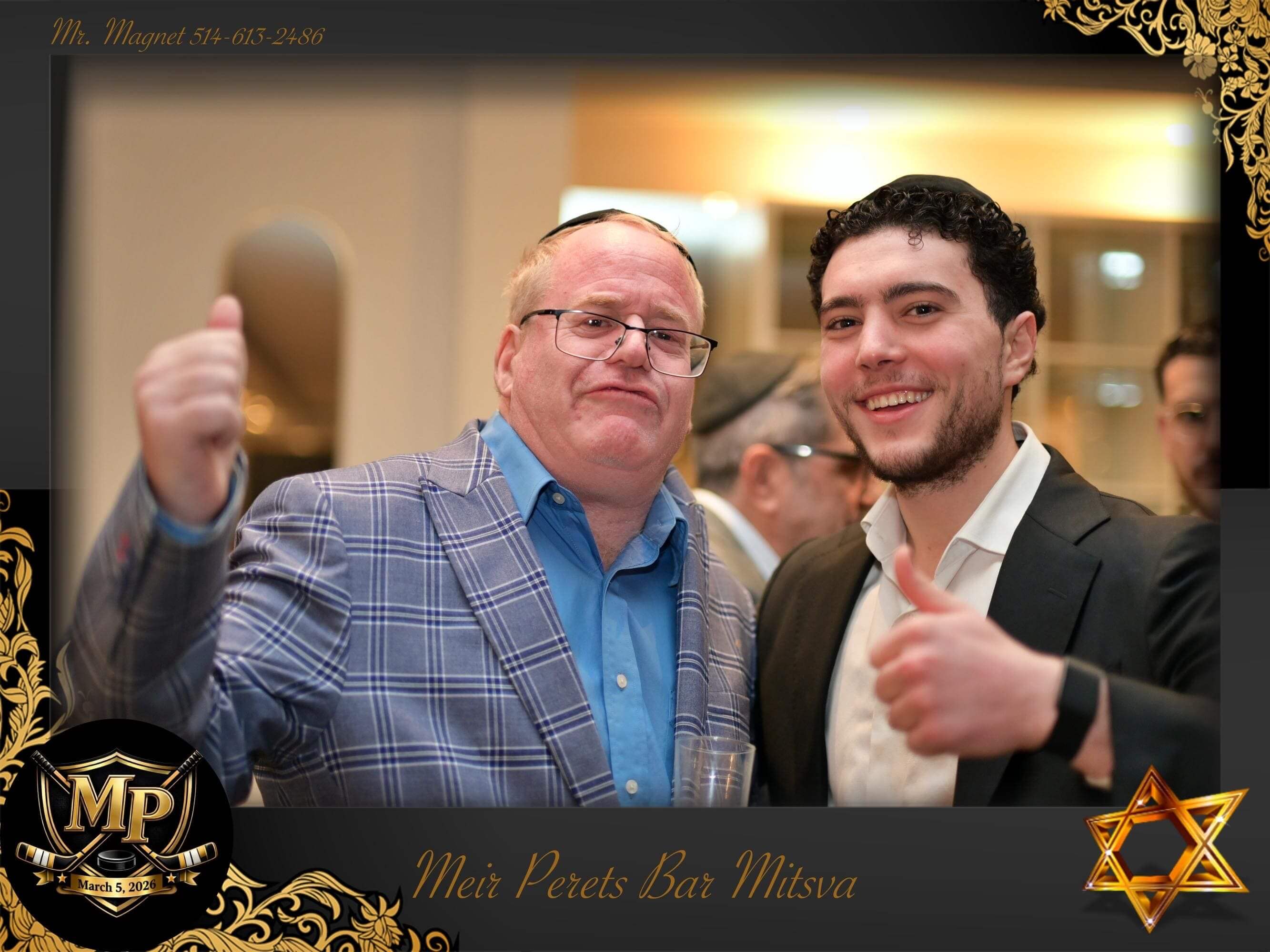 Event photo magnet