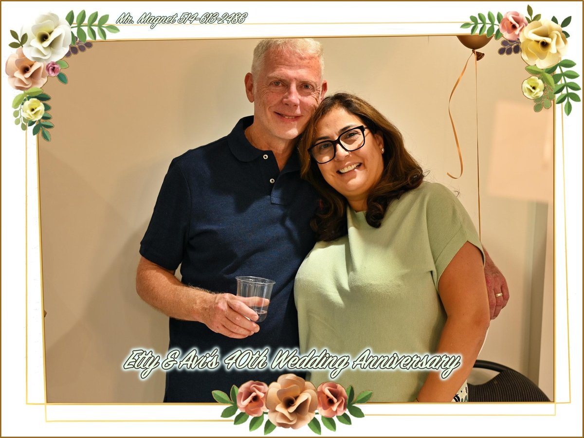 Etty & Avi's 40th Wedding Anniversary