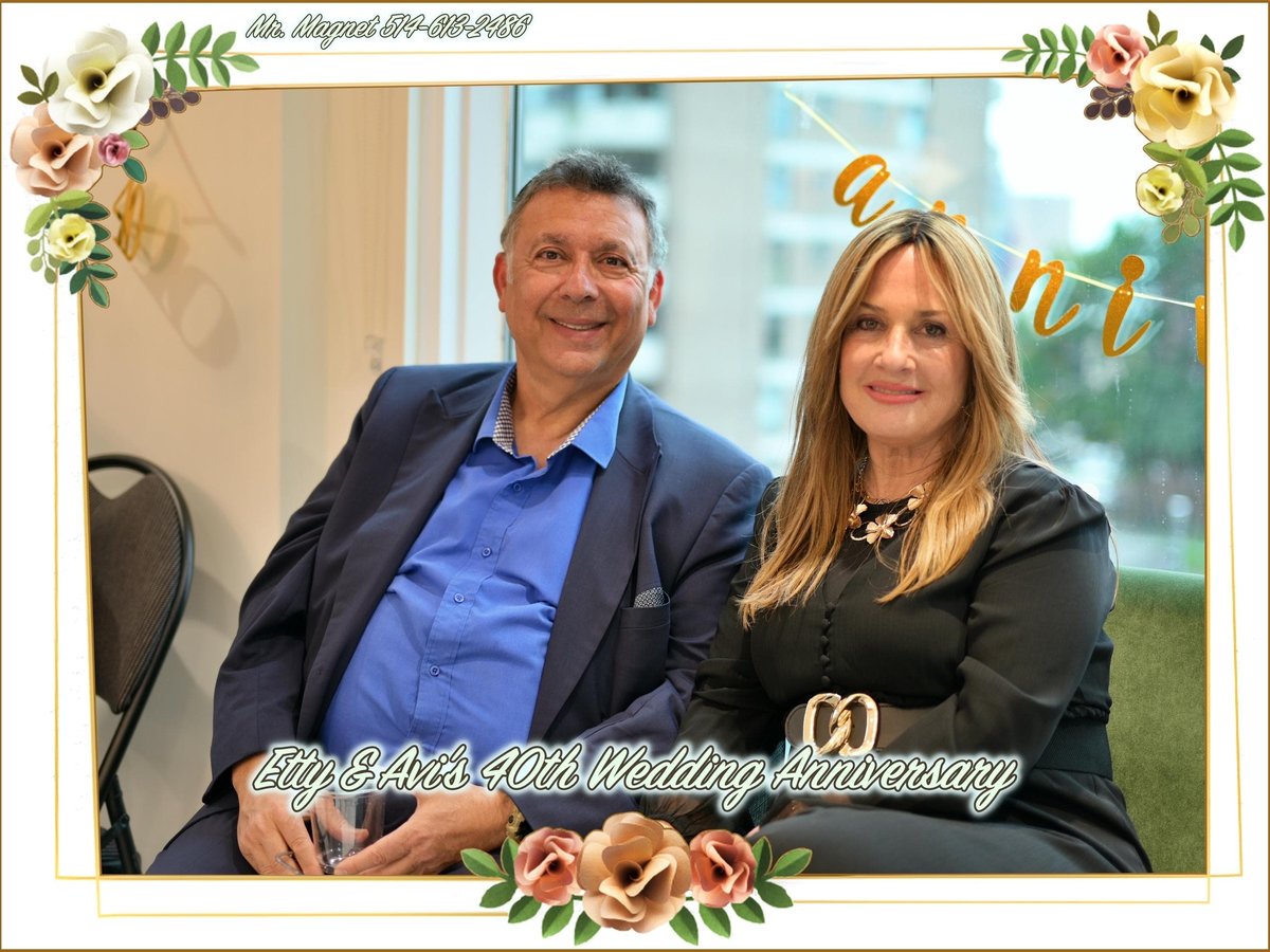 Etty & Avi's 40th Wedding Anniversary