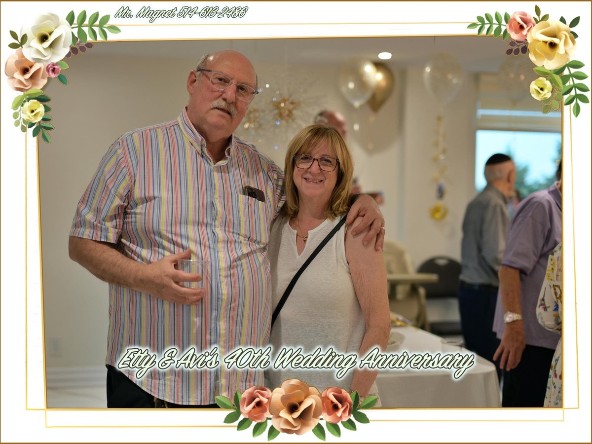 Etty & Avi's 40th Wedding Anniversary
