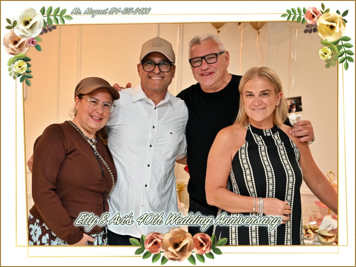 Etty & Avi's 40th Wedding Anniversary