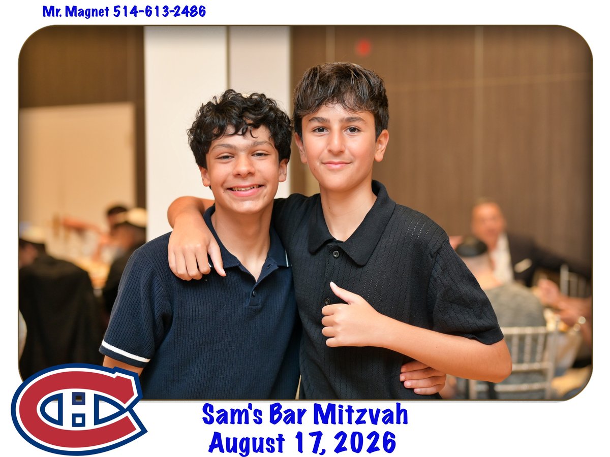 Sam's Bar Mitzvah, August 17, 2026