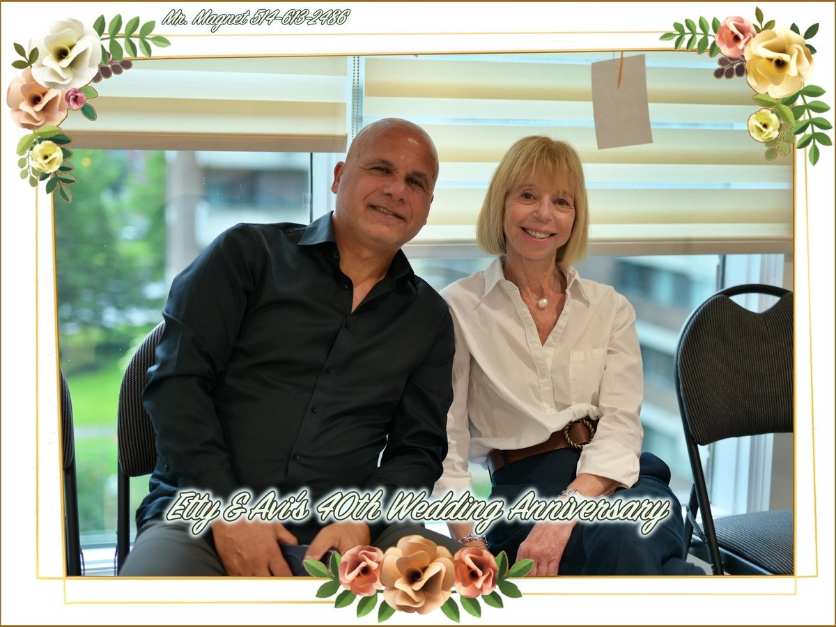 Etty & Avi's 40th Wedding Anniversary