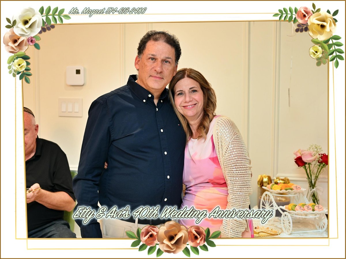 Etty & Avi's 40th Wedding Anniversary