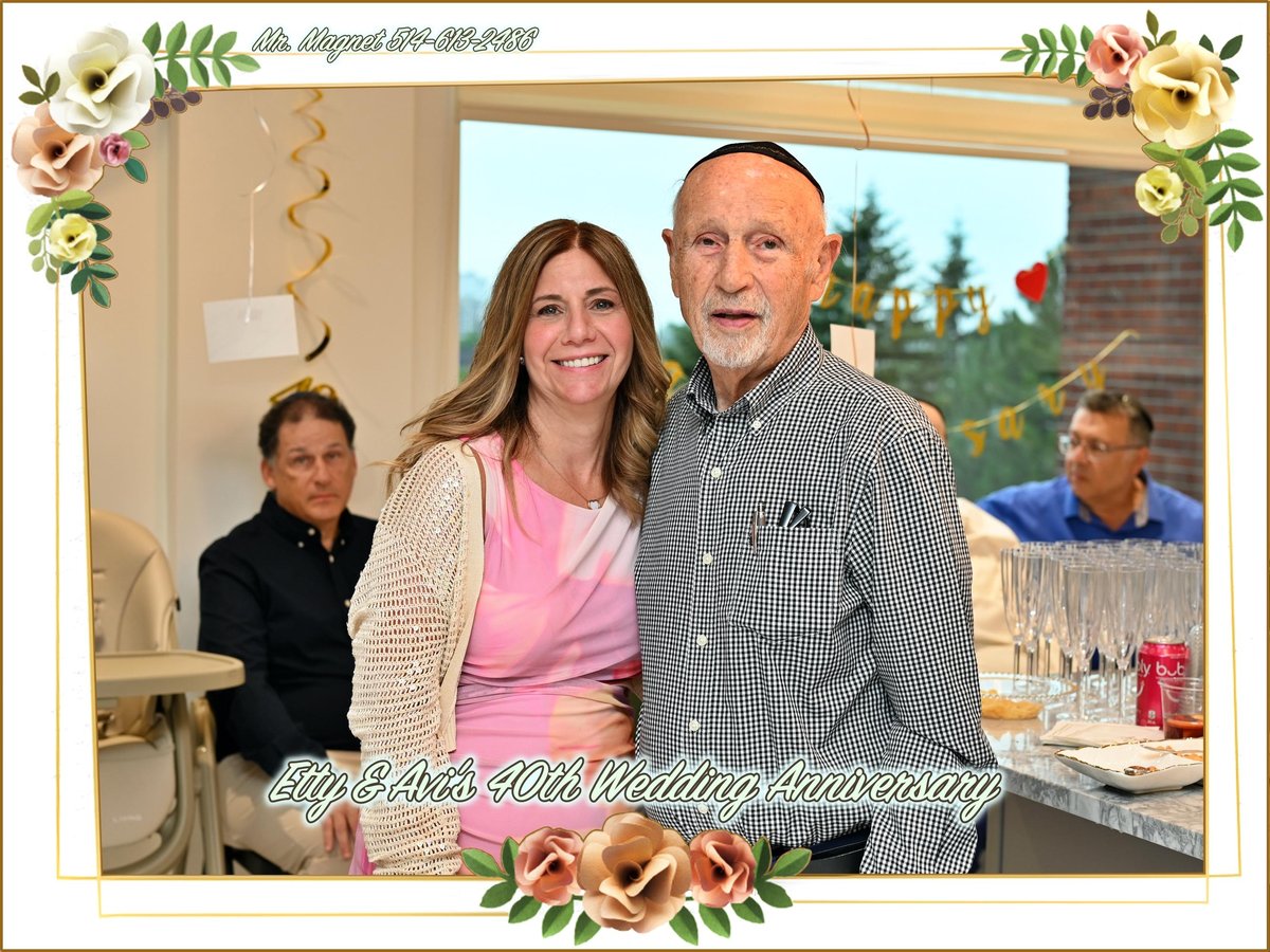 Etty & Avi's 40th Wedding Anniversary
