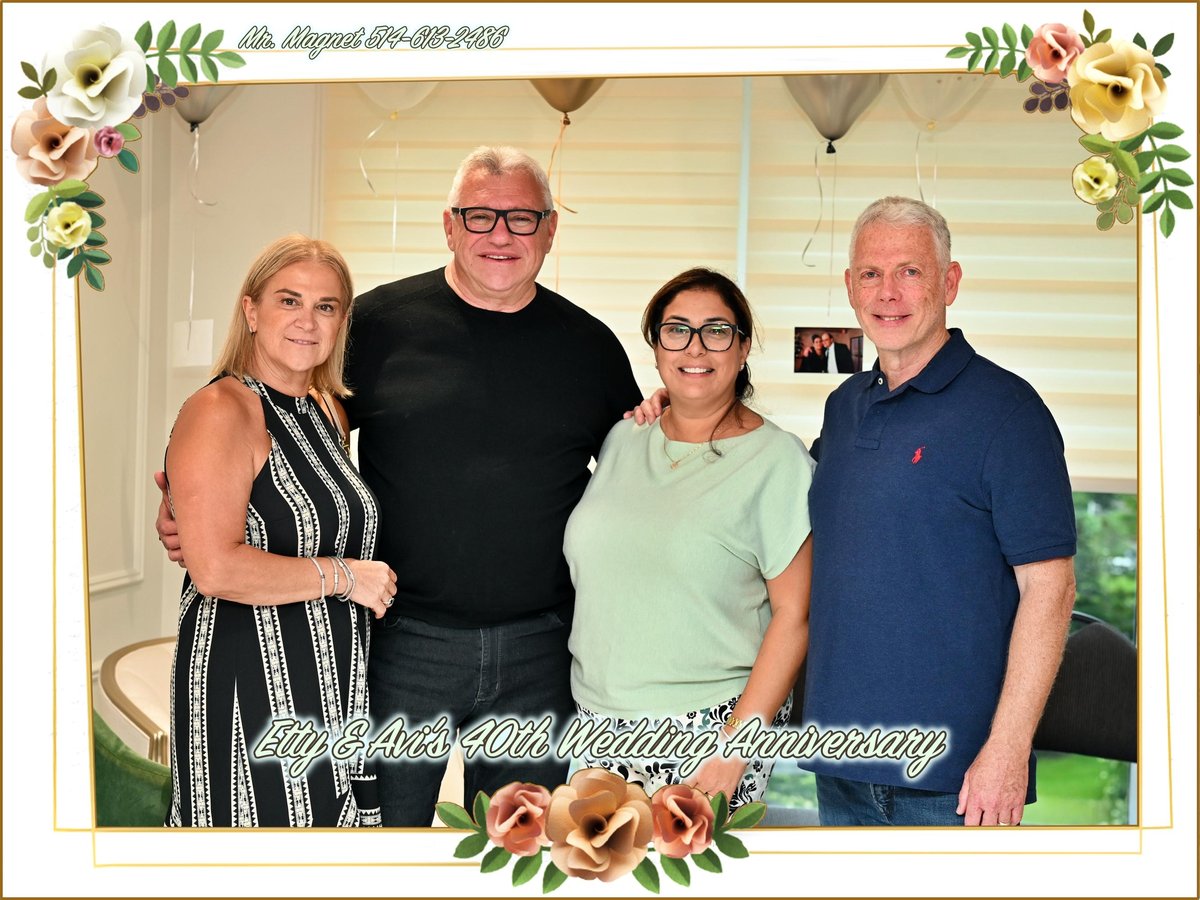 Etty & Avi's 40th Wedding Anniversary