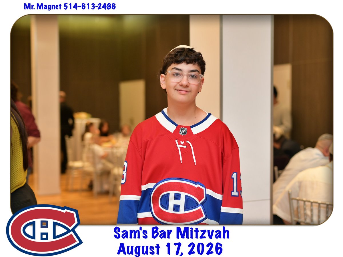 Sam's Bar Mitzvah, August 17, 2026