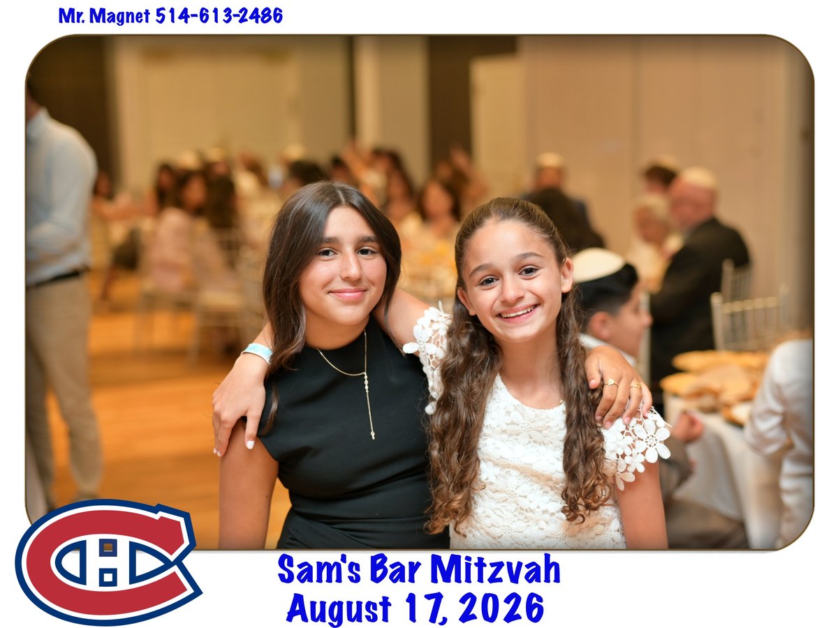 Sam's Bar Mitzvah, August 17, 2026
