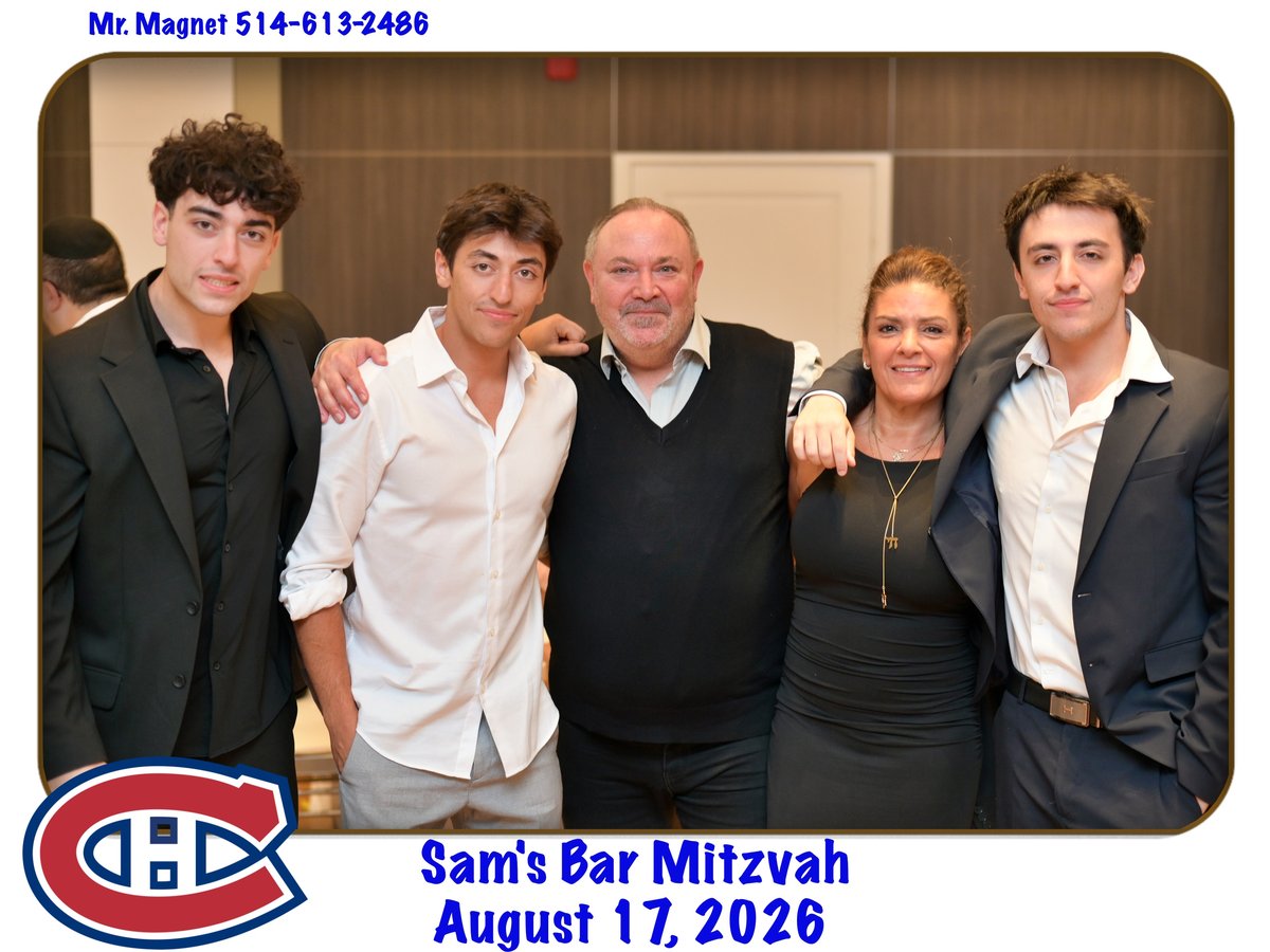 Sam's Bar Mitzvah, August 17, 2026
