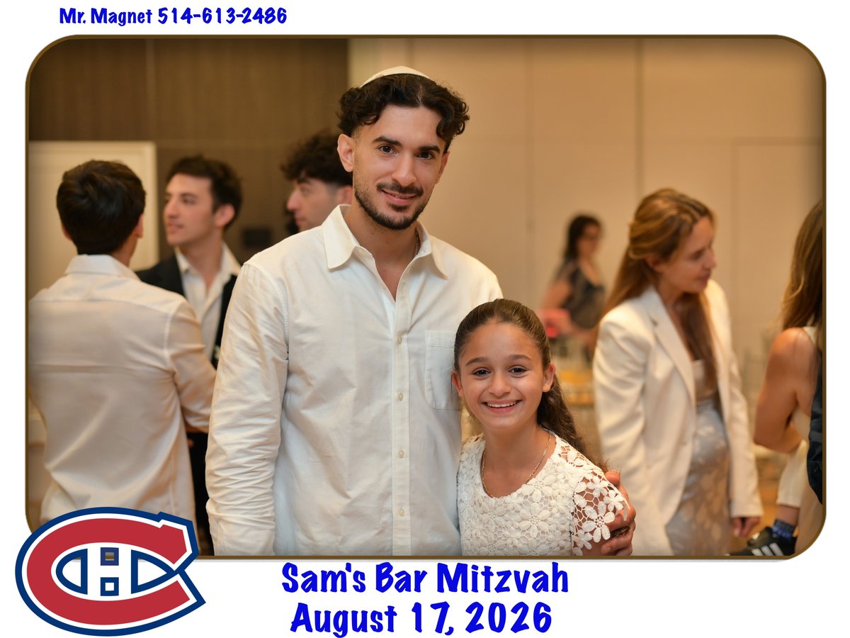 Sam's Bar Mitzvah, August 17, 2026