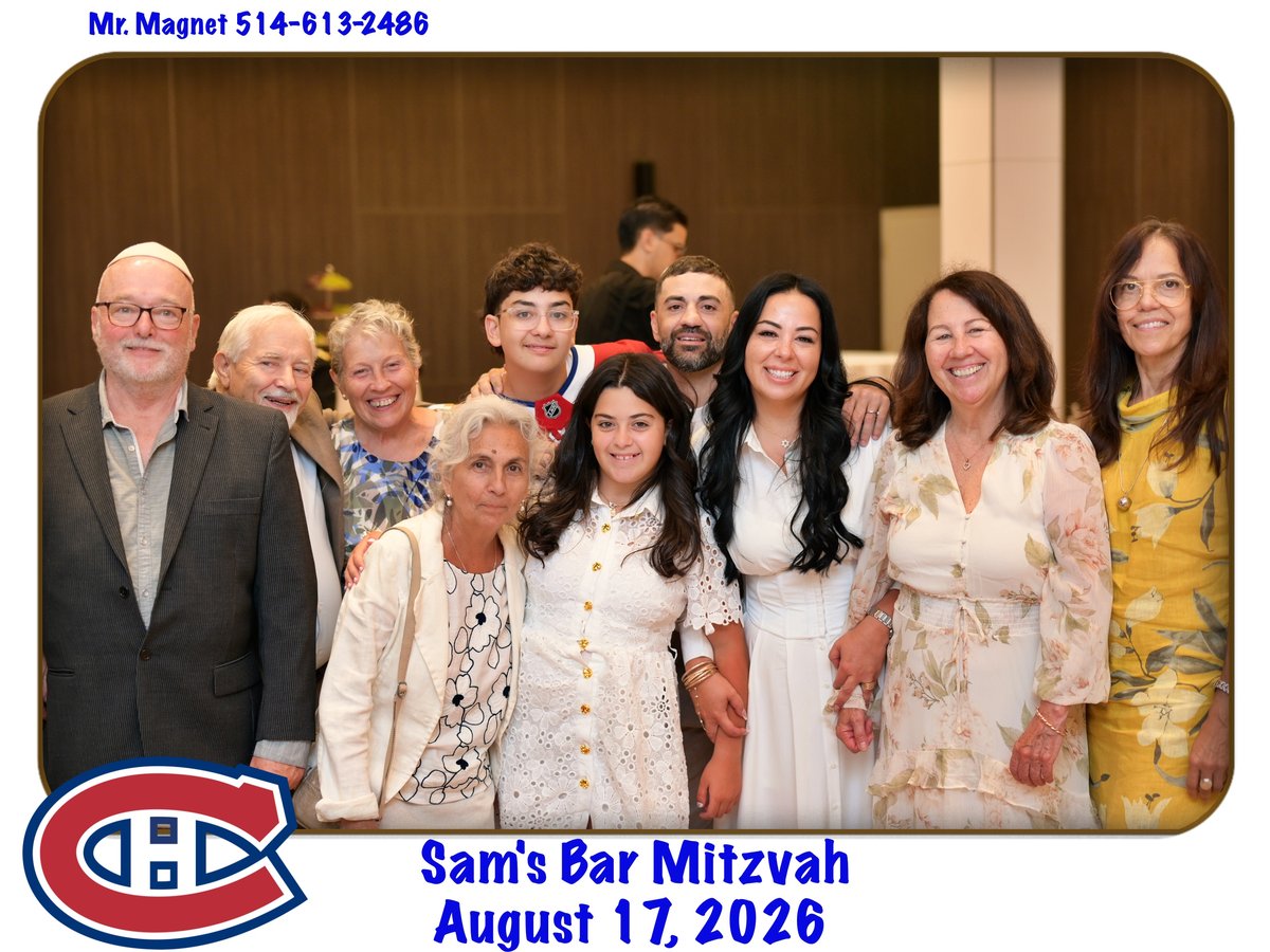 Sam's Bar Mitzvah, August 17, 2026